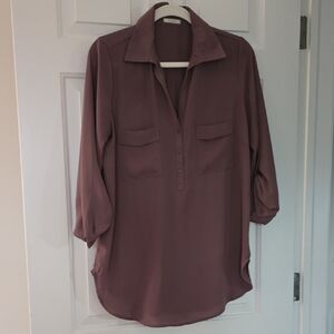 Pleione: Brown Blouse
